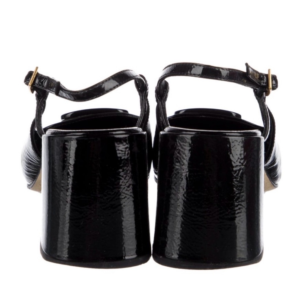 Elegant Black Slingback Heels - Picture 3 of 4